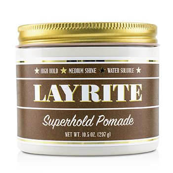 227118 10.5 Oz High Hold, Medium Shine & Water Soluble Superhold Pomade