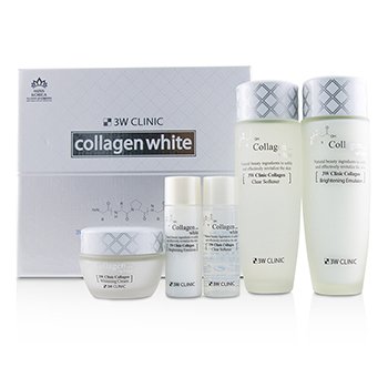 228266 5 Piece Collagen White Skin Care Set
