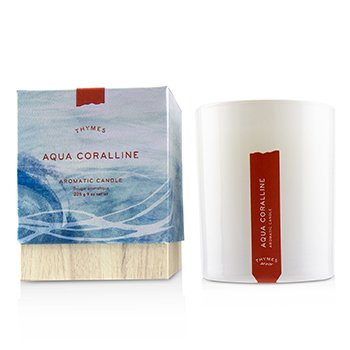 234858 9 Oz Aromatic Candle - Aqua Coralline