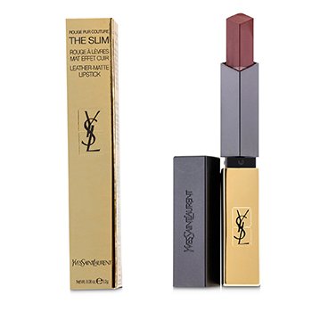 231042 0.08 Oz Rouge Pur Couture The Slim Leather Matte Lipstick, No.9 Red Enigma