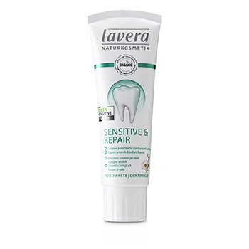 Lavera 237290 2.5 Oz Toothpaste Sensitive & Repair With Organic Camomile & Sodium Fluoride