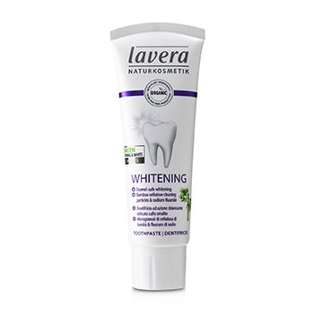 Lavera 237293 2.5 Oz Toothpaste Whitening With Bamboo Cellulose Cleaning Particles & Sodium Fluoride