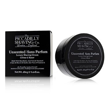 233947 6 Oz The Piccadilly Shaving Co Unscented Luxury Shaving Cream