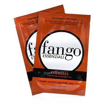 235788 0.83 Oz Fango Essenziali Energize Treatment Sheet Masks - Pack Of 4