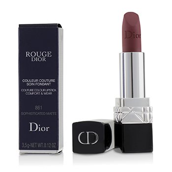 234084 0.12 Oz Rouge Dior Couture Colour Comfort & Wear Matte Lipstick, No.861 Sophisticated Matte
