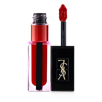 238794 0.20 Oz Rouge Pur Couture Vernis A Levres Water Stain - No.612 Rouge Deluge