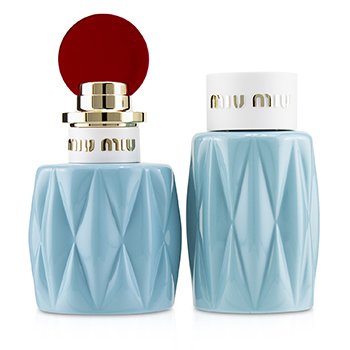239439 Miu Coffret - Eau De Parfum Spray 1.7 Oz Plus Perfumed Body Lotion 3.4 Oz - 2 Piece