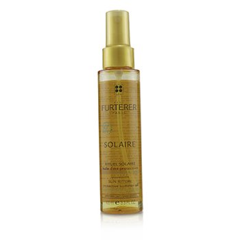 240724 3.3 Oz Solaire Sun Ritual Protective Summer Oil - Shiny Effect - Hair Exposed To The Sun