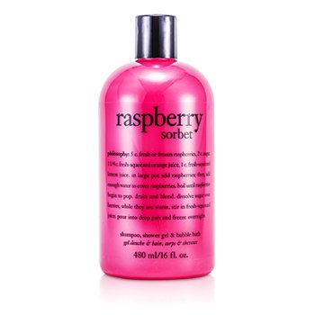 66745 16 Oz Raspberry Sorbet Shampoo Bath & Shower Gel
