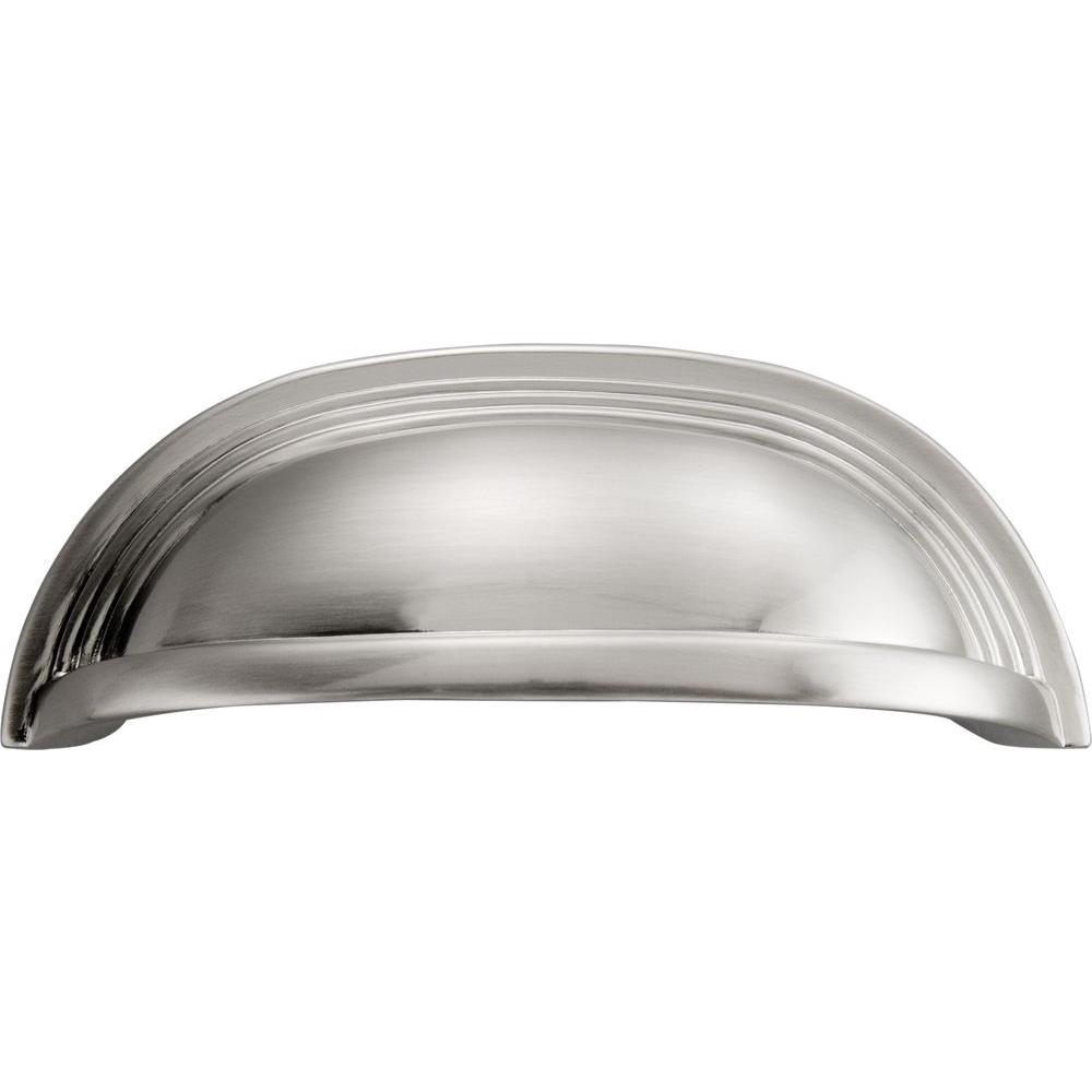 17528 3 In. & 96 Mm Park Avenue Cup Pull, Satin Nickel