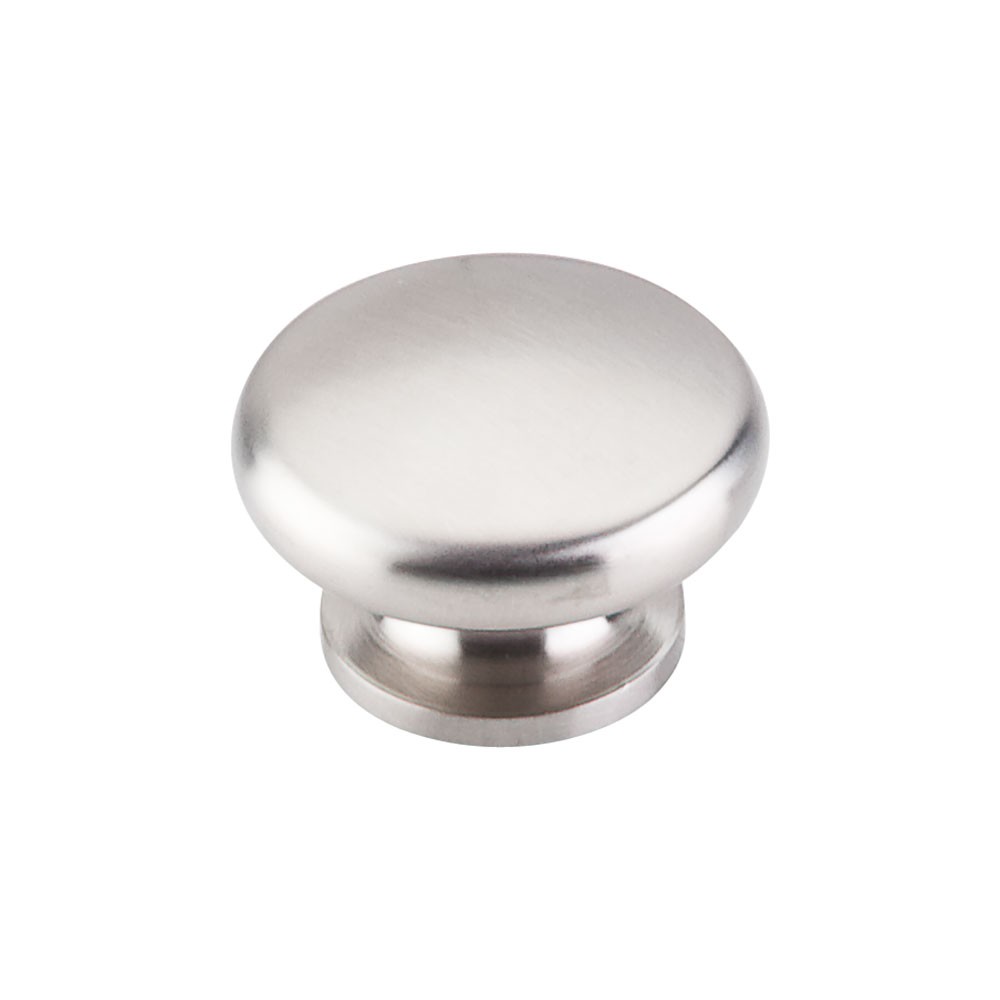 88908 1.25 In. Brickell 89401 Small Flat Top Knob, Stainless Steel
