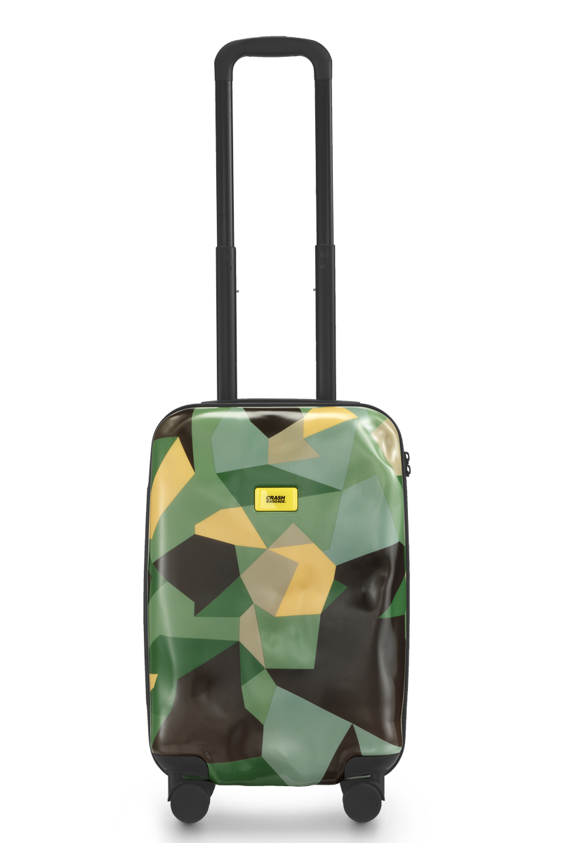 Cb131-40 Camo 4 Wheel Trolley Suitcase, Small