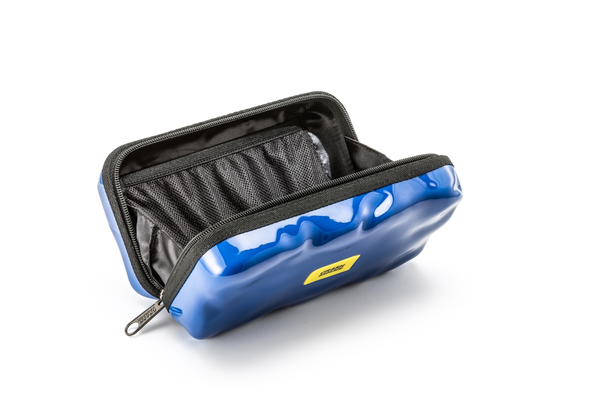 Cb370-014 Hard Travel Accessories Case, Paint Blue - Small