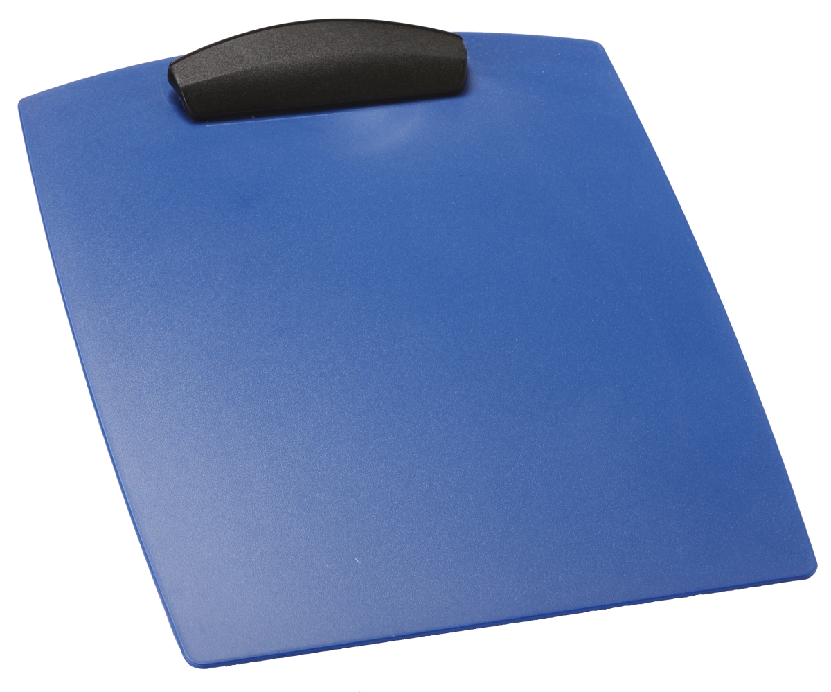40116b12c Hard Poly Clipboard With Letter Size, Blue - Pack Of 12