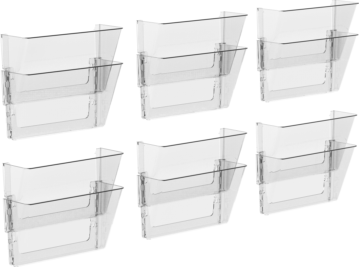70223b06c Wall File With Letter Size, Clear - Pack Of 12