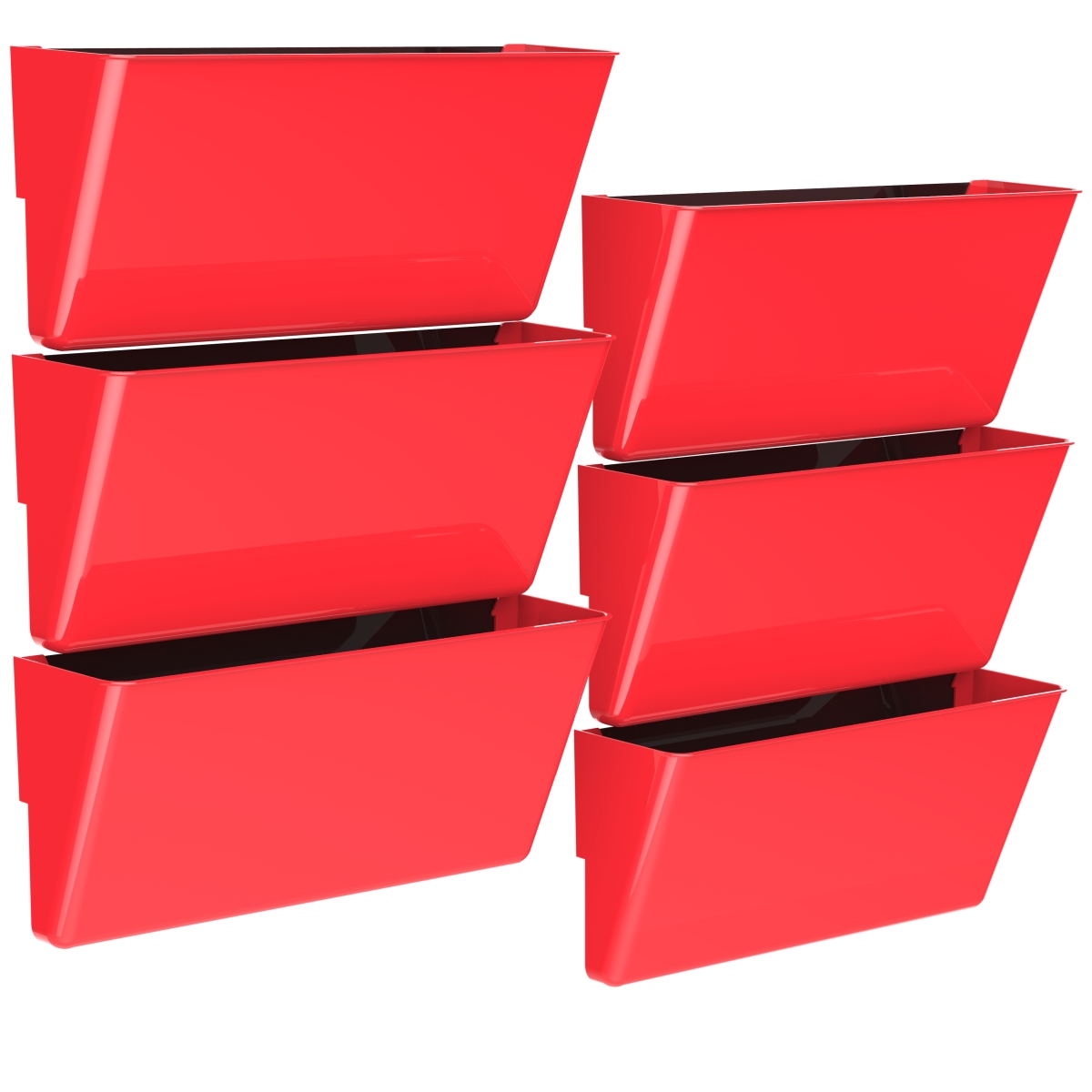 70231u06c Magnetic Wall Pocket With Legal Size, Class Red - Pack Of 6