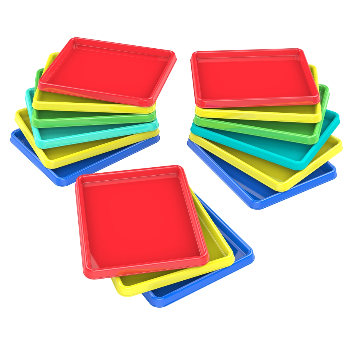 00400e15c 8 X 9.5 In. Sorting & Crafts Tray, Assorted Color - Pack Of 15