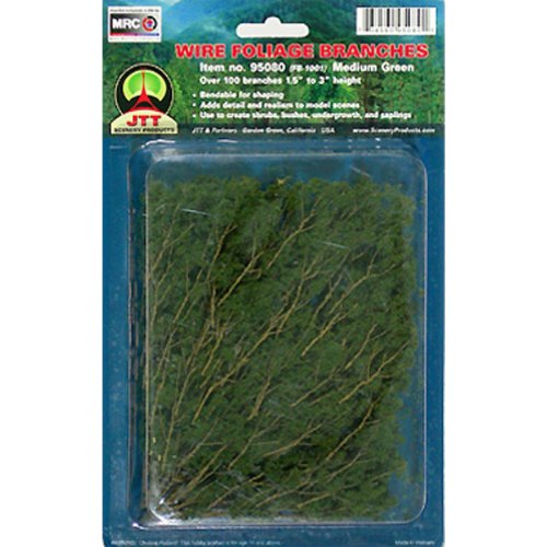 Mrcjtt95519 Medium Foliage Branches Green - Pack Of 60