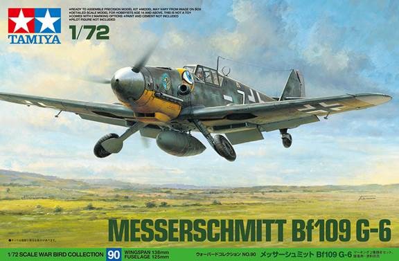 TAM-60790 1 by 72 Messerschmitt Bf109G6 Fighter