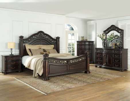 Re163ss-140 Monte Carlo Footboard Posts For Queen Or King Bed