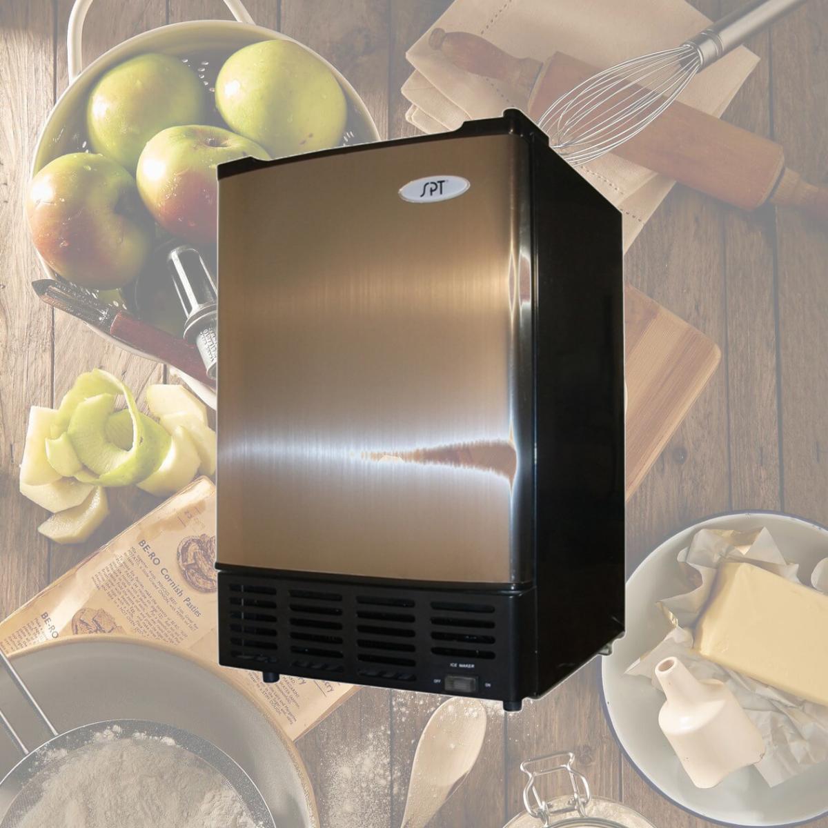 Picture of Sunpentown IM-150US Under Counter Ice Maker with Stainless Steel Door