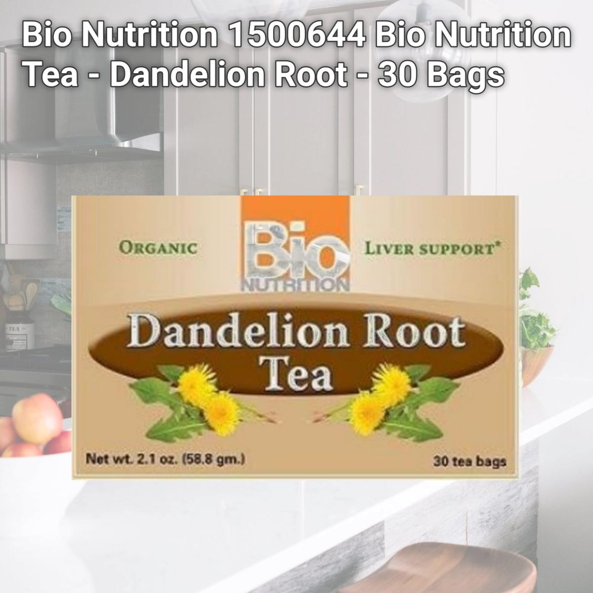 Picture of Bio Nutrition 1500644 Bio Nutrition Tea - Dandelion Root - 30 Bags