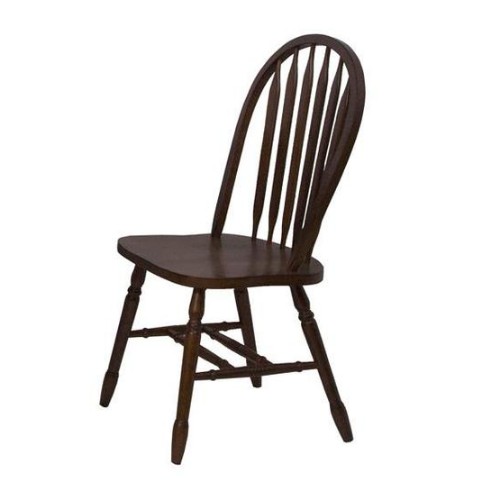 Sunset Tradingdlu-820-ct-2 Sunset Trading Andrews Arrowback Dining Chair- Chestnut - Set Of 2
