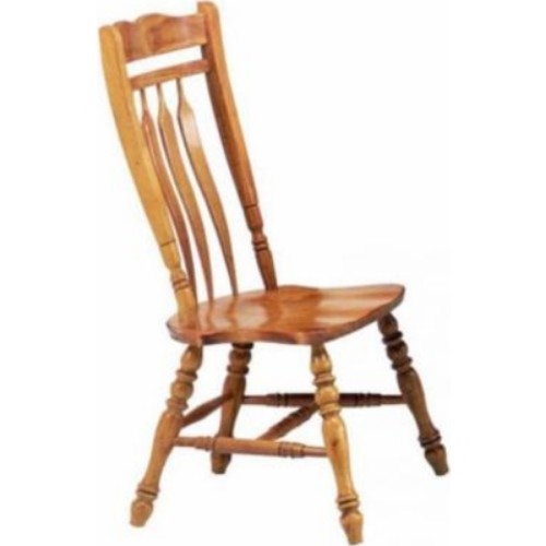 Sunset Tradingdlu-c10-lo-2 Sunset Trading 42 In. Aspen Dining Chair- Light Oak - Set Of 2