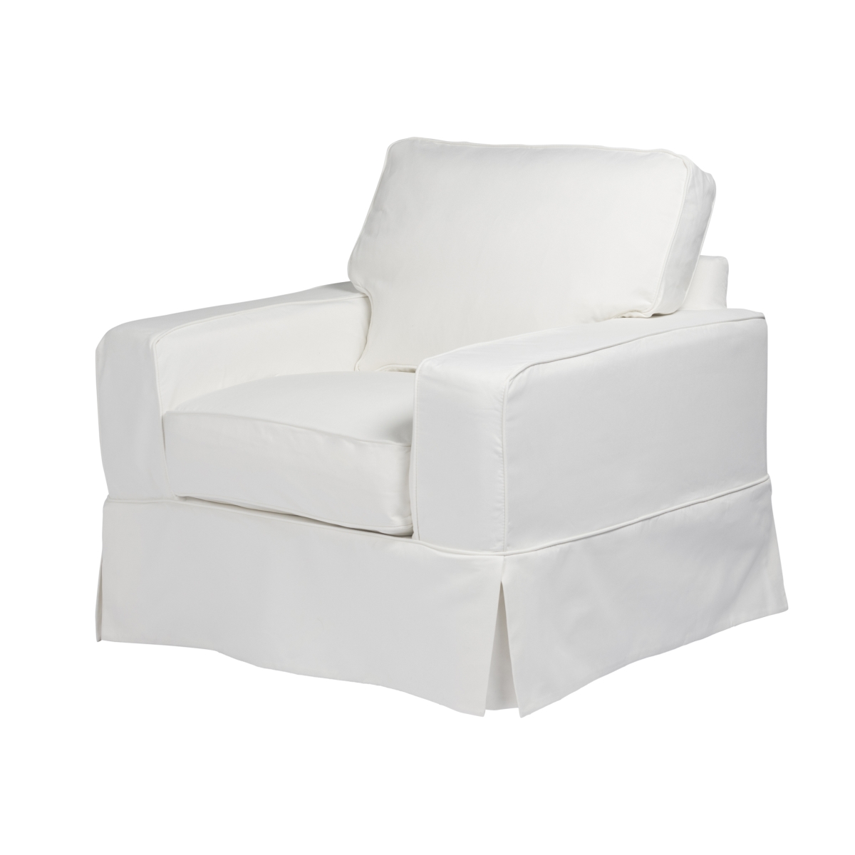 Su-108520sc-391081 Americana Chair Slipcover Set, Peyton Pearl