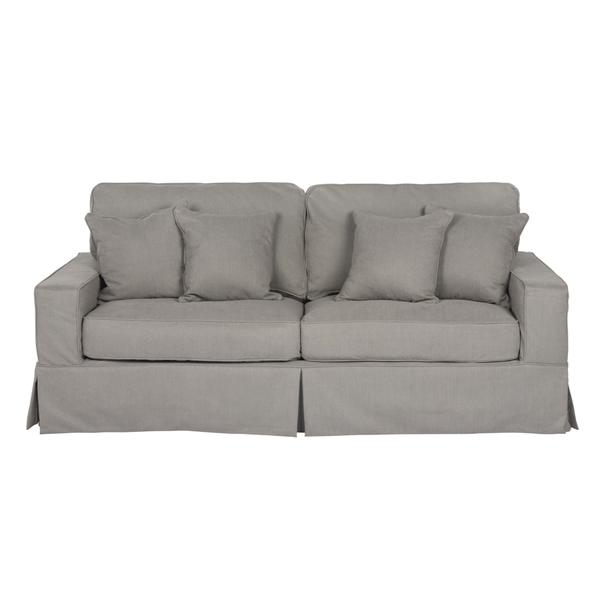 Su-108500-391094 Americana Slipcovered Sofa, Peyton Slate
