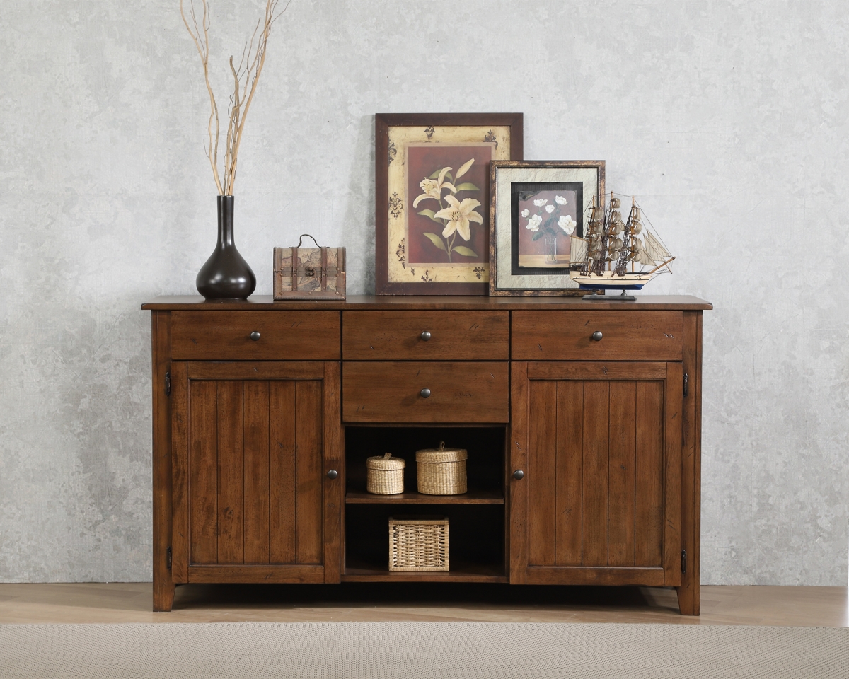 Simply Brook Sideboard Server - Amish Brown