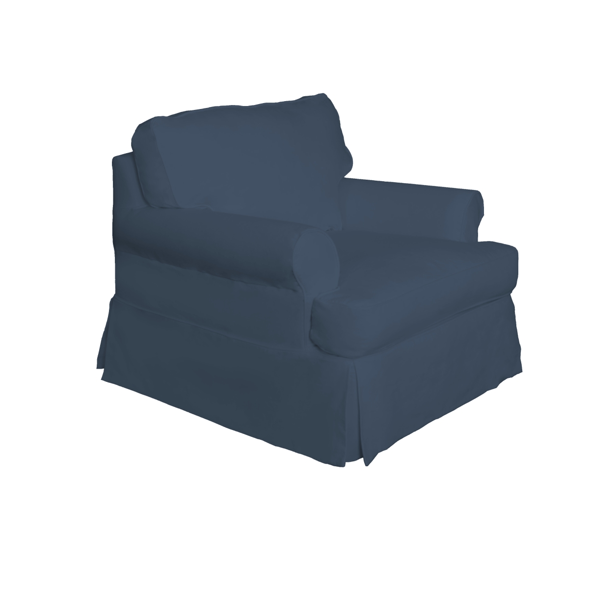 UPC 097652002612 product image for Sunset Trading SU-117620-391049 Horizon Slipcovered T-Cushion Chair Navy Blue -  | upcitemdb.com
