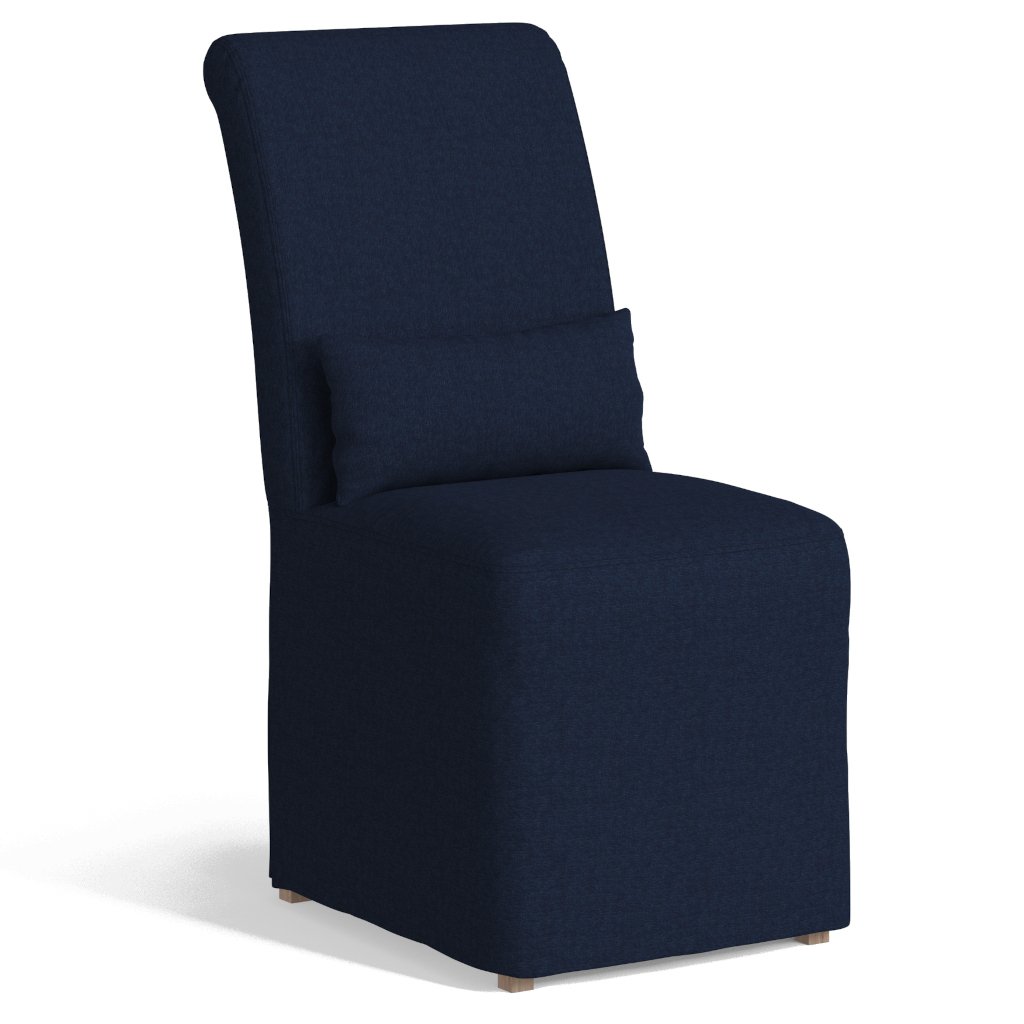 UPC 719583000078 product image for Newport Slipcovered Dining Chair Navy Blue | upcitemdb.com