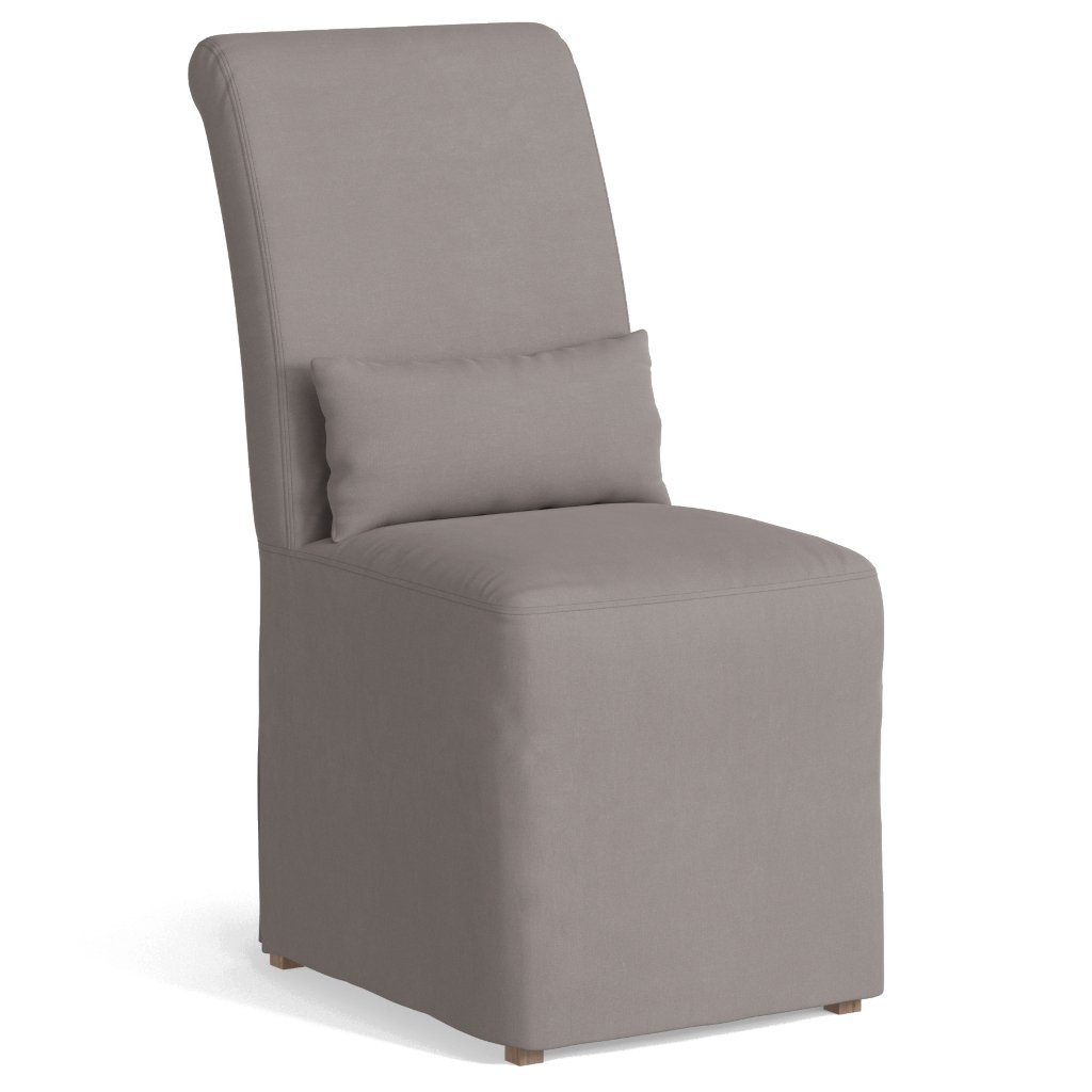 UPC 719583000108 product image for Newport Slipcovered Dining Chair Gray | upcitemdb.com