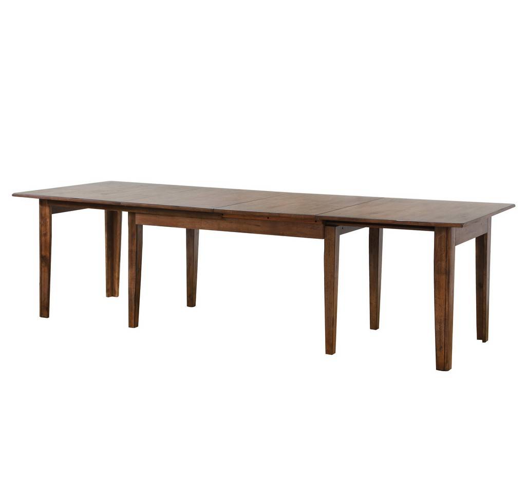 DLU-BR134-AMSB12PC 134 in. Simply Brook Rectangular Extendable Table Dining Set - 12 Piece