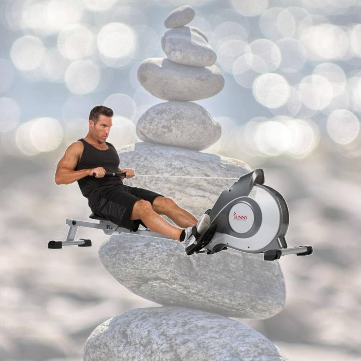 Picture of Sunny Health & Fitness SF-RW5515 Magnetic Rowing Machine