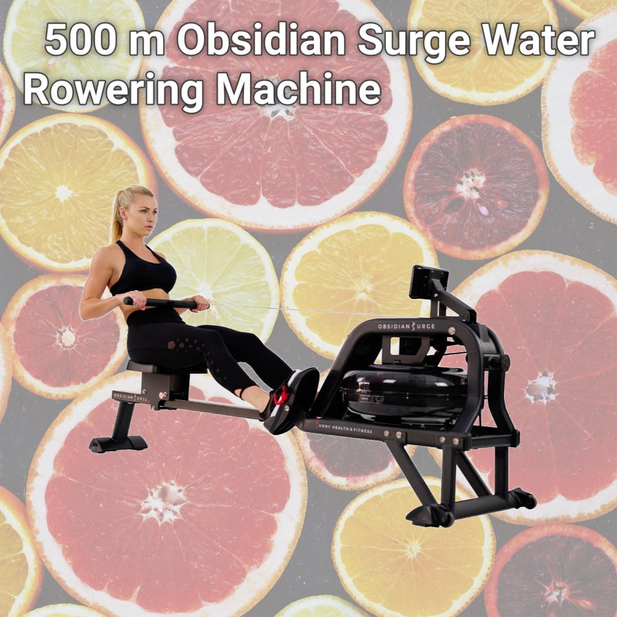 Picture of Sunny Health & Fitness SF-RW5713 500 m Obsidian Surge Water Rowering Machine