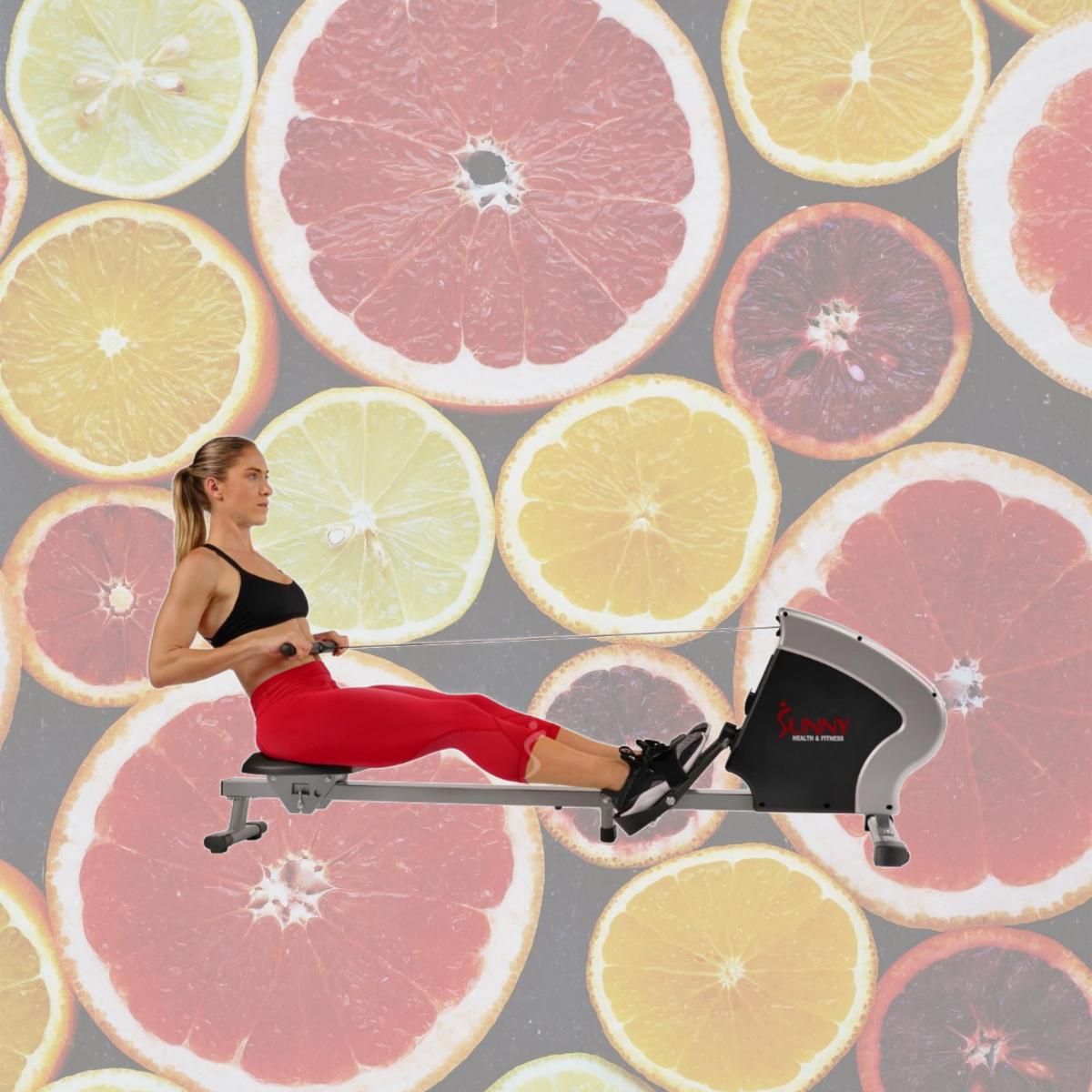 Picture of Sunny Health & Fitness SF-RW5801 SPM Monitor Magnetic Rowing Machine