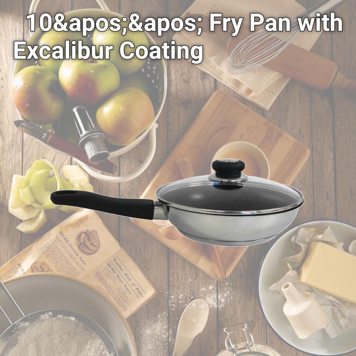 Picture of Sunpentown HK-1024 10'' Fry Pan with Excalibur Coating
