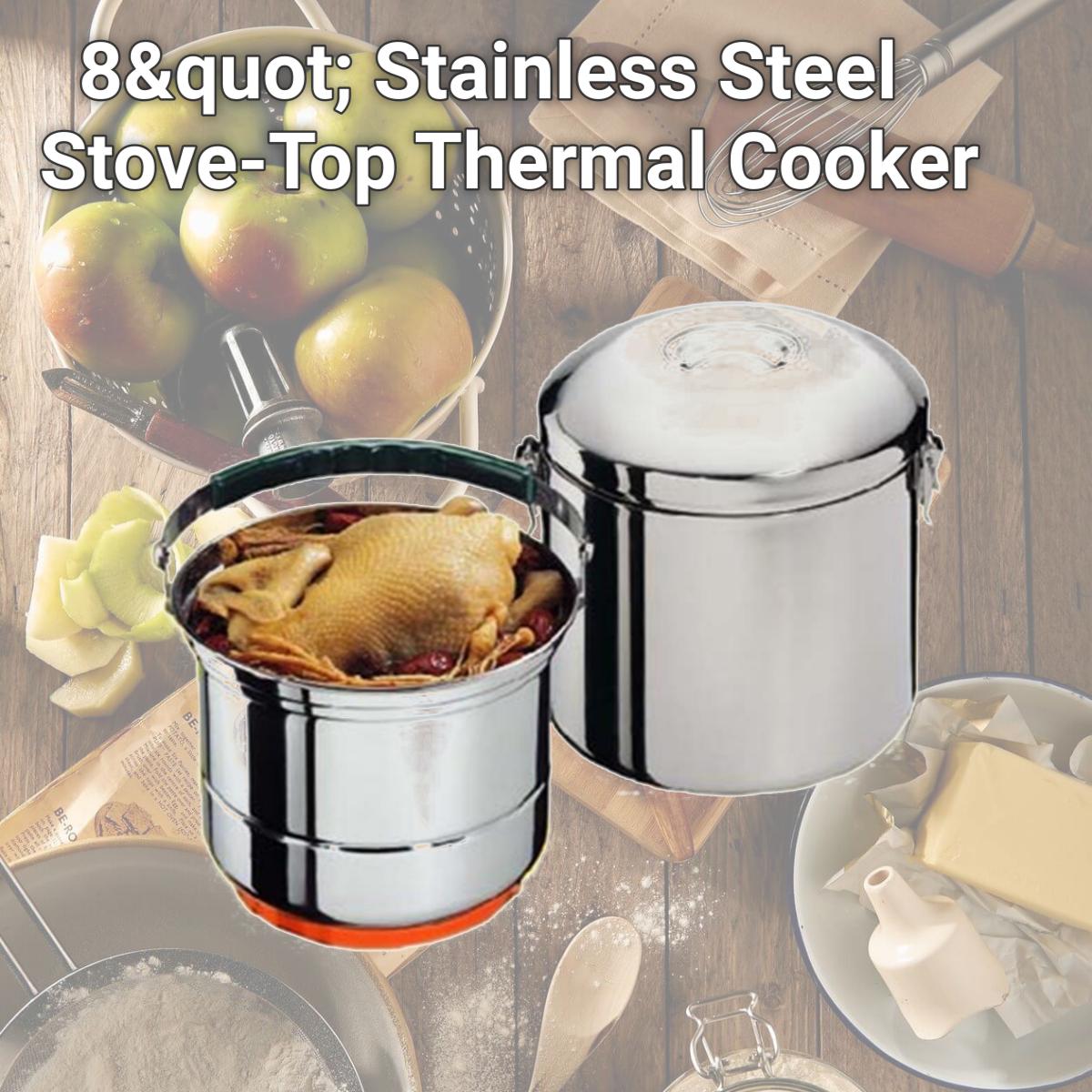 Picture of Sunpentown CL-033 8" Stainless Steel Stove-Top Thermal Cooker