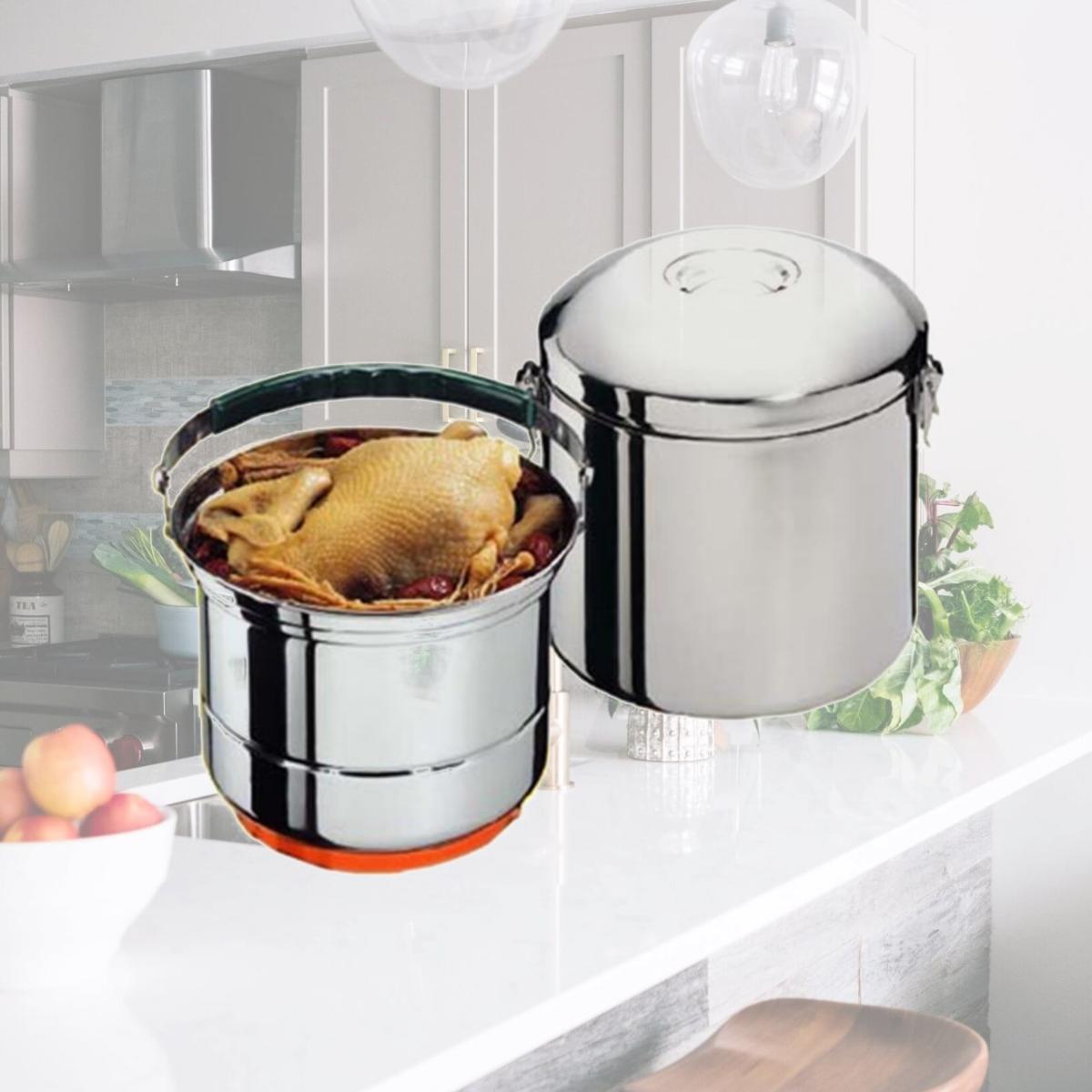 Picture of Sunpentown CL-033 8" Stainless Steel Stove-Top Thermal Cooker
