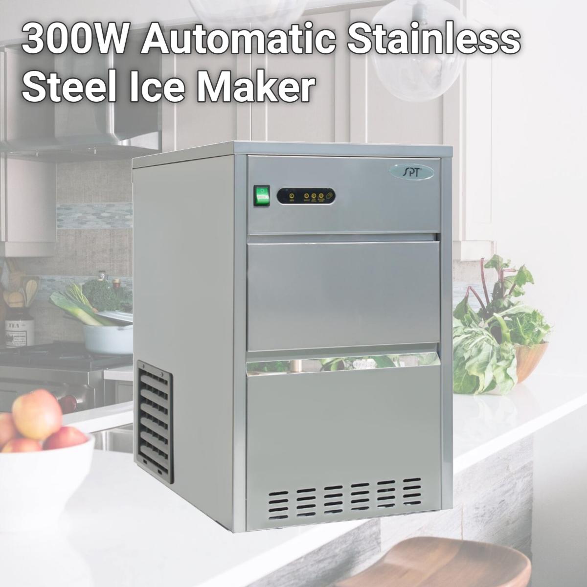 Picture of Sunpentown IM-661C 300W Automatic Stainless Steel Ice Maker