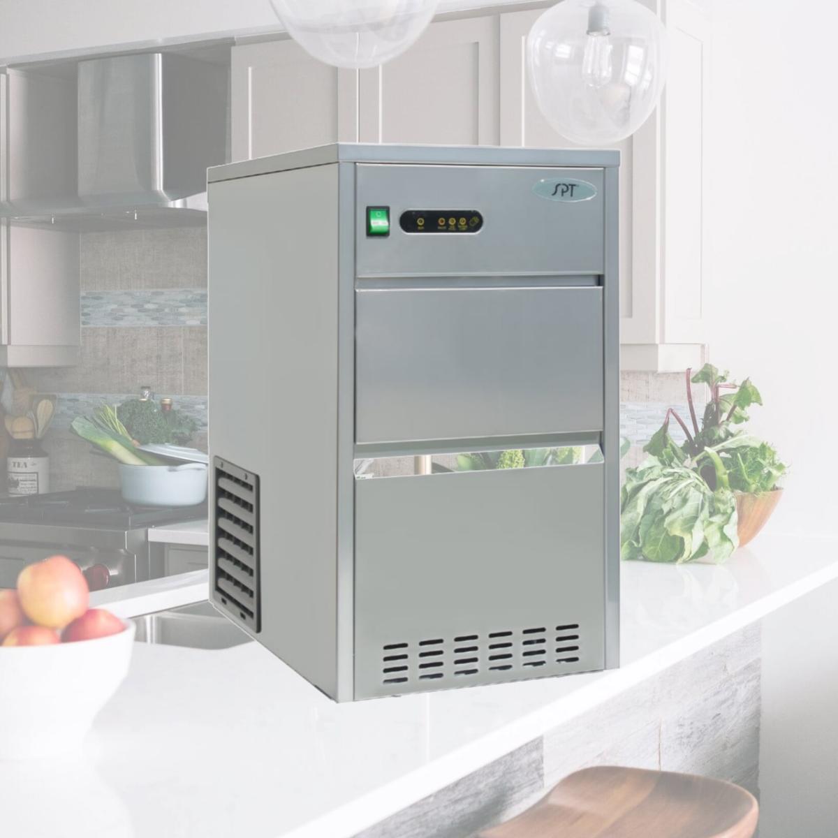Picture of Sunpentown IM-441C 280W Automatic Stainless Steel Ice Maker