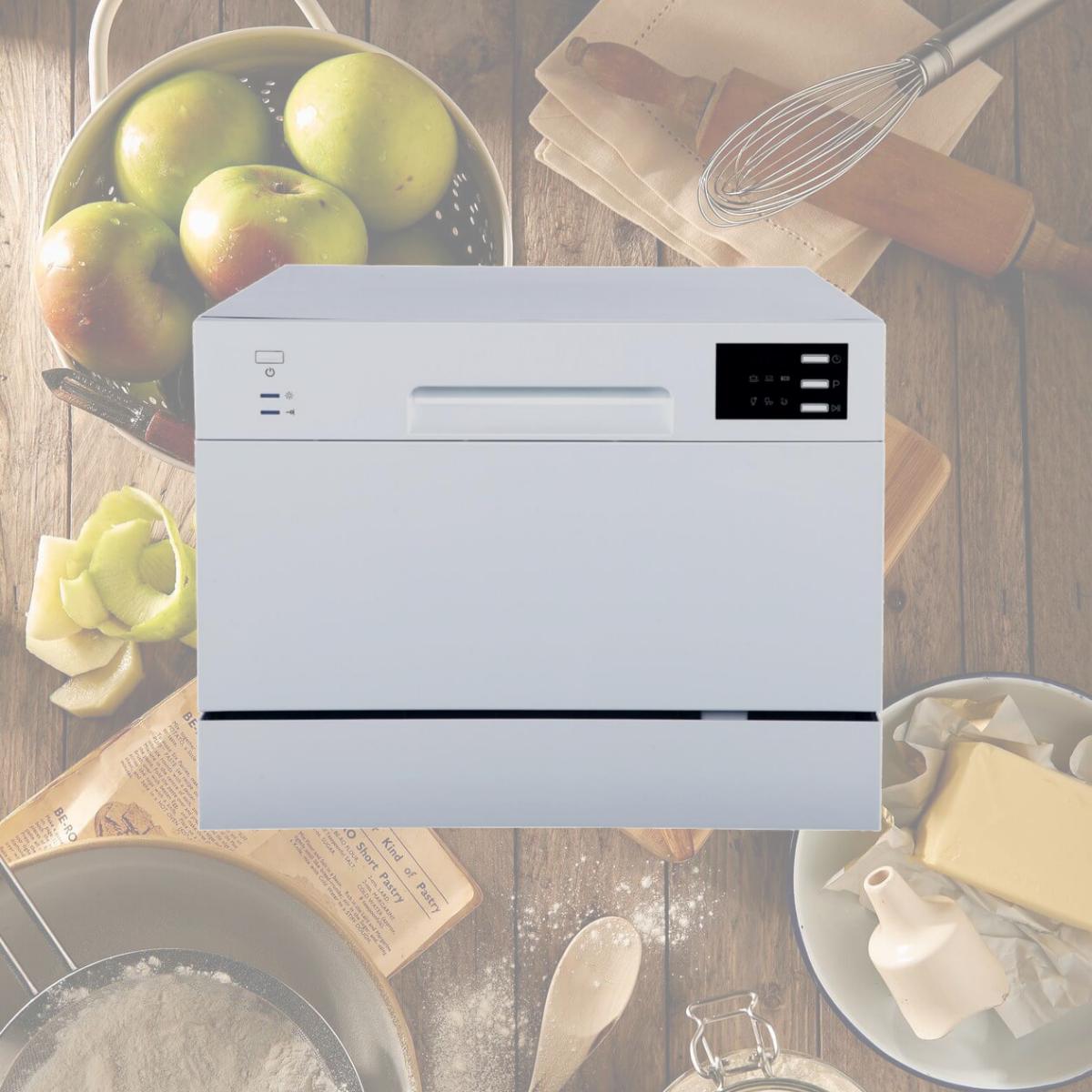 Picture of Sunpentown SD-2225DS Countertop Dishwasher with Delay Start & LD - Silver