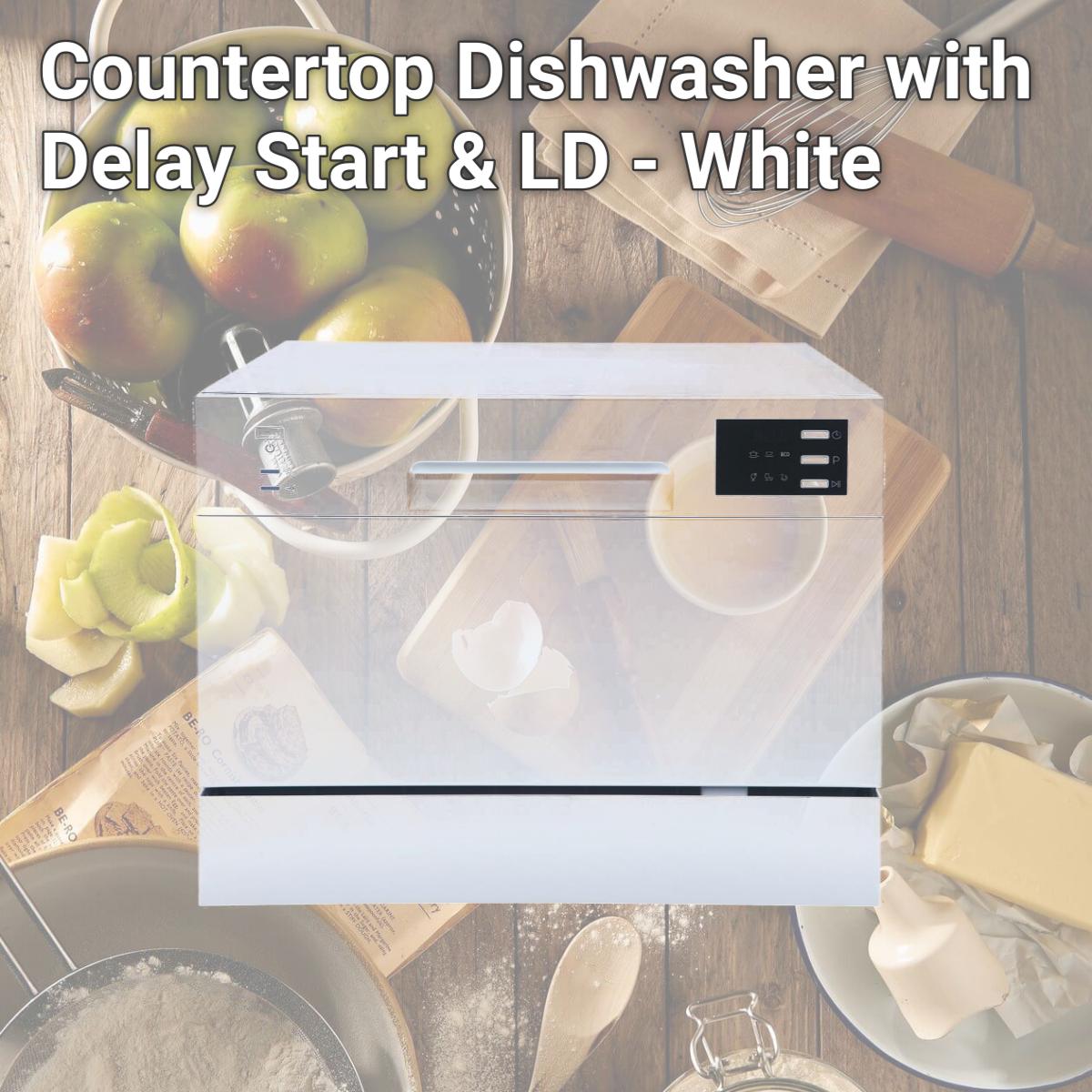 Picture of Sunpentown SD-2252DW Countertop Dishwasher with Delay Start & LD - White