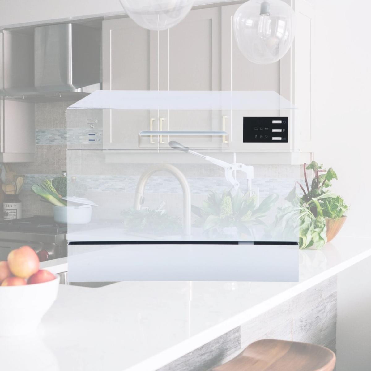 Picture of Sunpentown SD-2252DW Countertop Dishwasher with Delay Start & LD - White