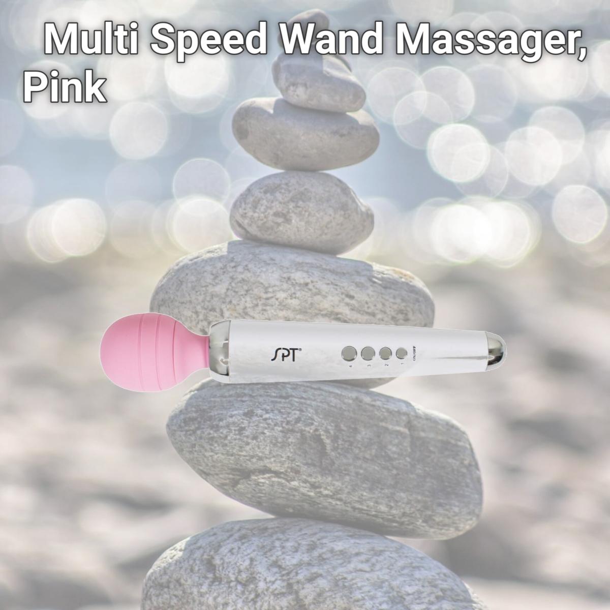 Picture of SPT UC-571P Multi Speed Wand Massager, Pink