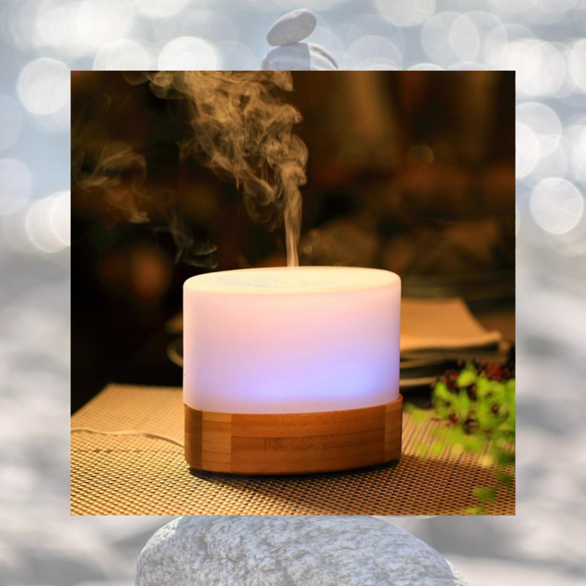Picture of SPT SA-095 Ultrasonic Aroma Diffuser & Humidifier, Bamboo Base