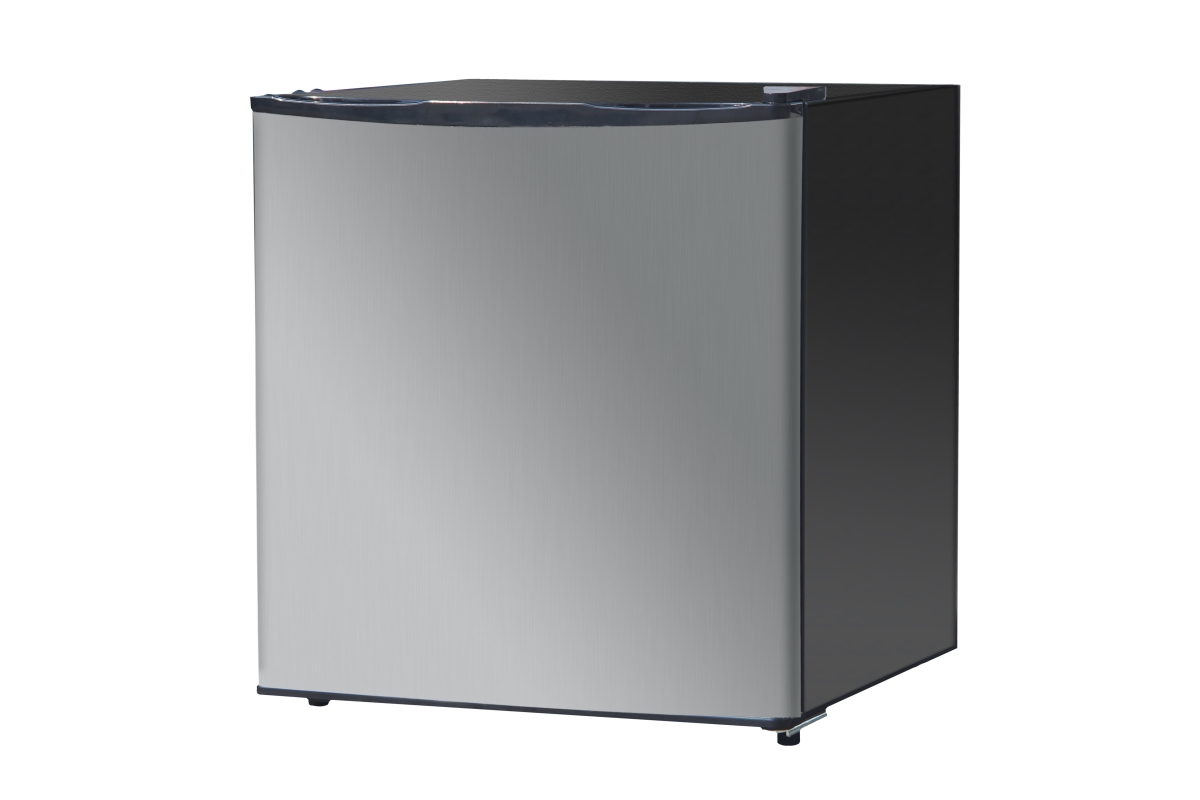 Rf-245ss 2.45 Cu Ft. Compact Refrigerator, Stainless Steel & Black
