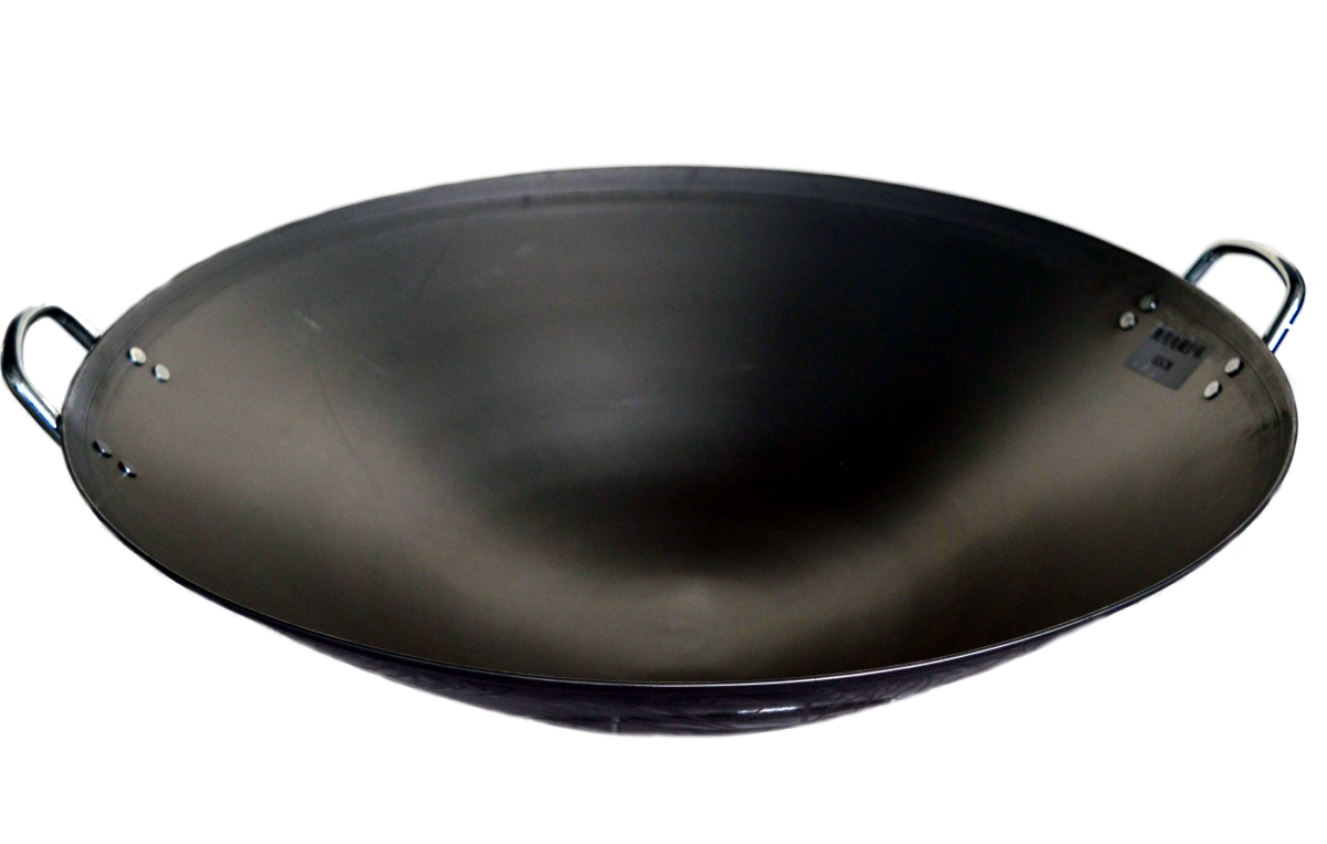 Sl-pa400d 17.75 In. Cool Roll Iron Wok With 2 Ears